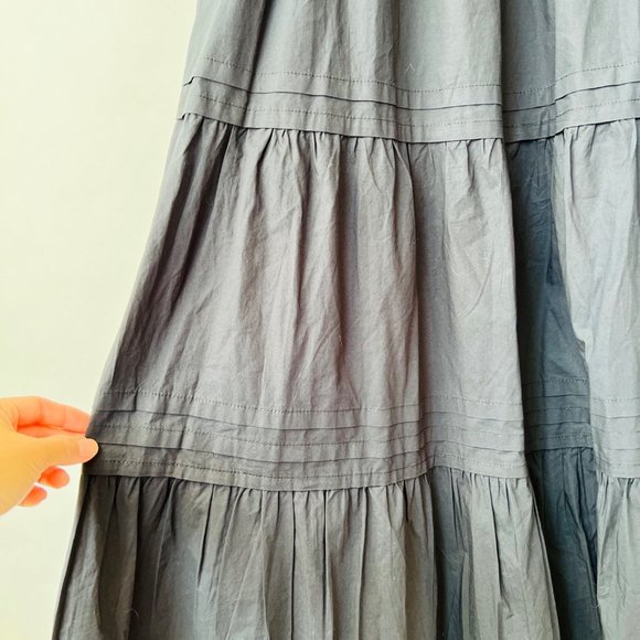 Anthropologie NWT Cotton Somerset maxi dress in black Size - Picture 8 of 12